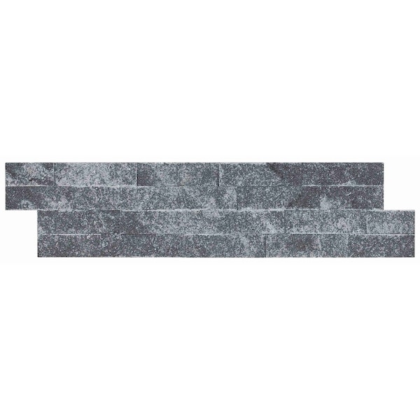 Msi Cosmic Black Splitface Ledger Panel SAMPLE Marble Wall Tile ZOR-PNL-0024-SAM - main